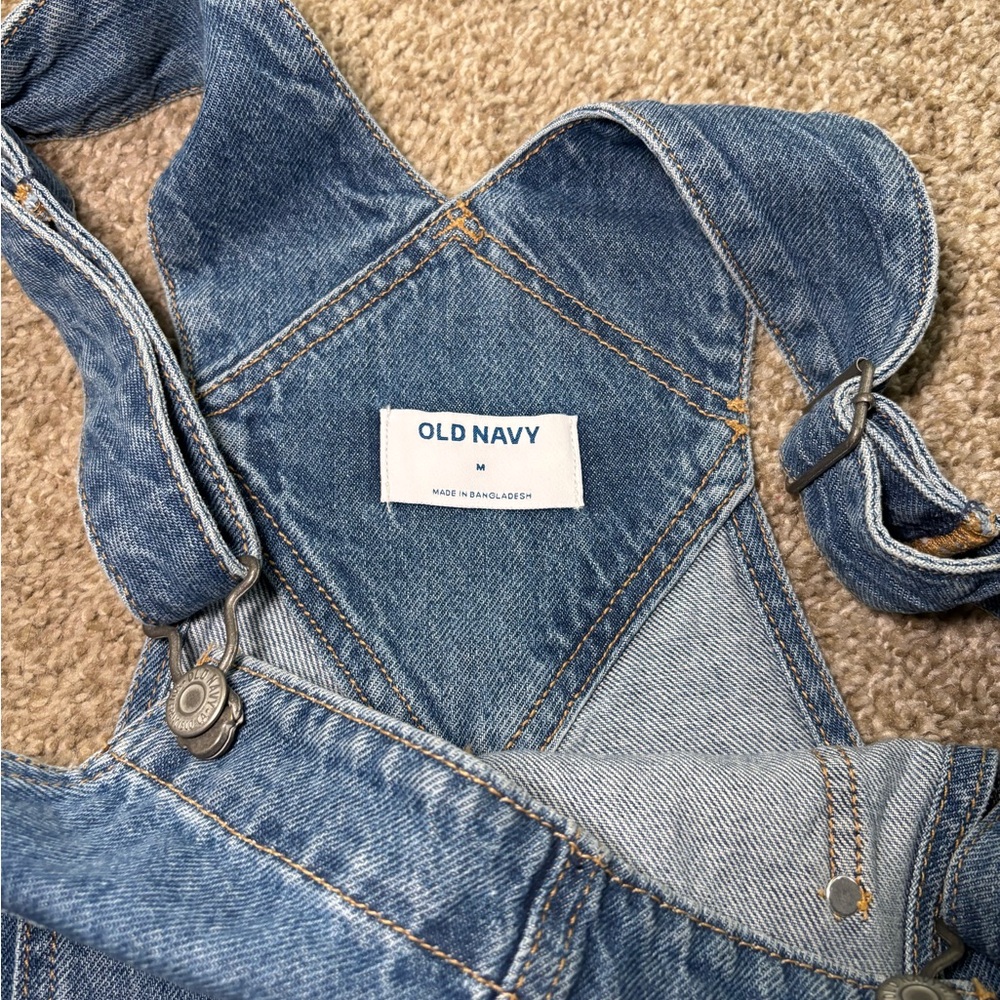 Old Navy Classic Blue Denim Overalls